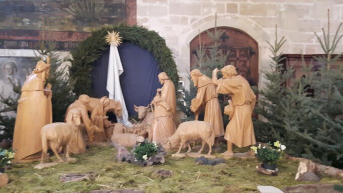 Krippe am Erfurter Dom